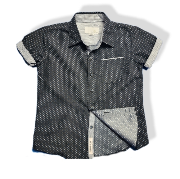 Button Down Boy Shirt, Craft Low, Small- Medium - Picture 1 of 4